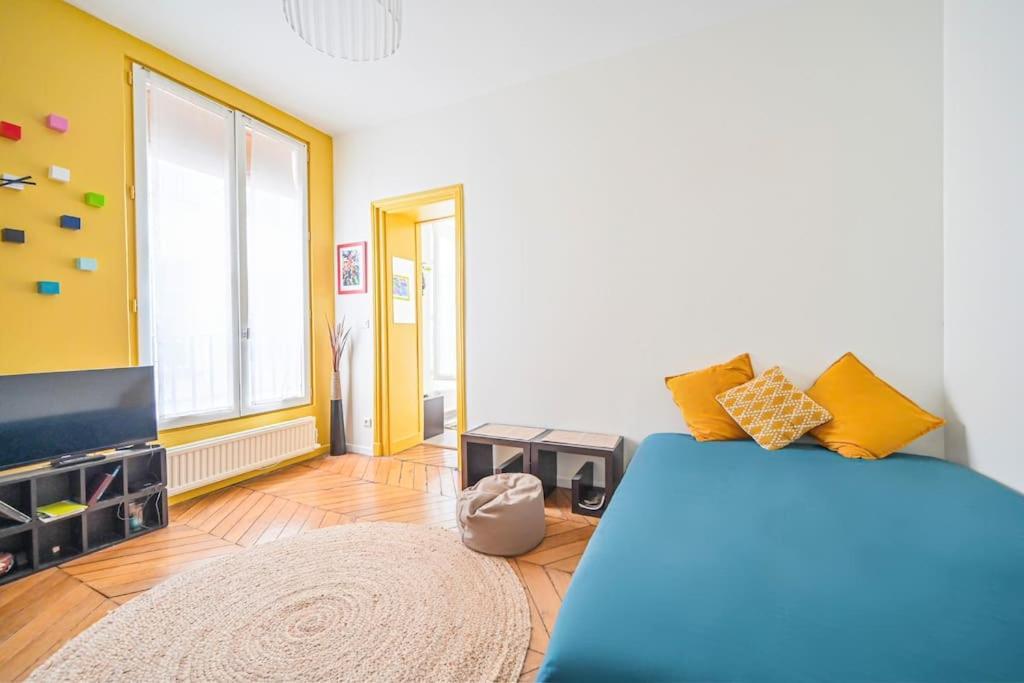 Radiant Flat - Spacious Studio Apartment - Marais Parijs Buitenkant foto