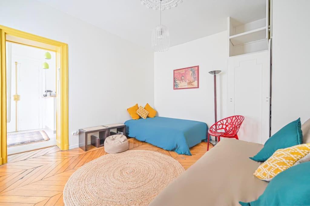 Radiant Flat - Spacious Studio Apartment - Marais Parijs Buitenkant foto