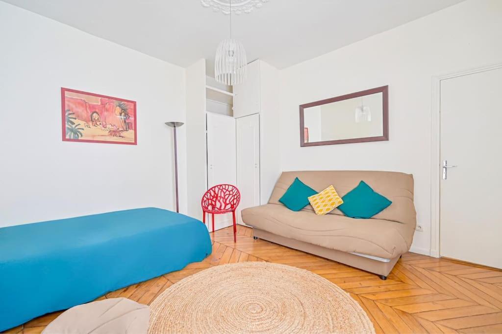 Radiant Flat - Spacious Studio Apartment - Marais Parijs Buitenkant foto